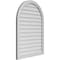 Ekena Millwork Round Top Surface Mount PVC Gable Vent w/ 2"W x 1-1/2"P Brickmould Frame, 30"W x 42"H GVPRT30X4202SN - alternate 2